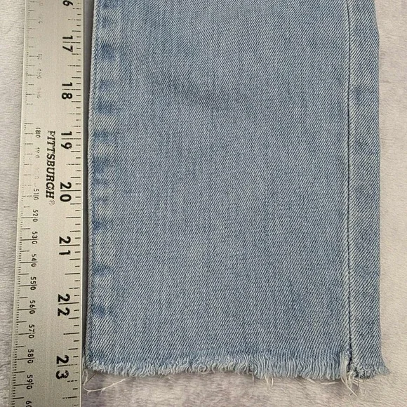 Mother Jeans Womens Size 25 The Looker Ankle Snippet Zapped Ligh Wash Blue Denim - Picture 13 of 15